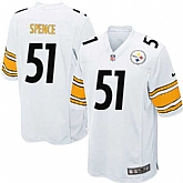 Nike Men & Women & Youth Steelers #51 Spence White Team Color Game Jersey,baseball caps,new era cap wholesale,wholesale hats
